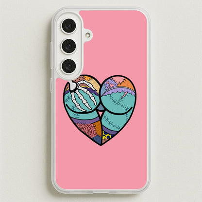 Sally And Jack Heart - TNBC Phone Case for Galaxy S25FE