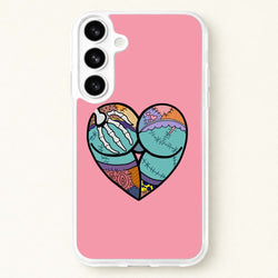 Sally And Jack Heart - TNBC Phone Case for Galaxy S26