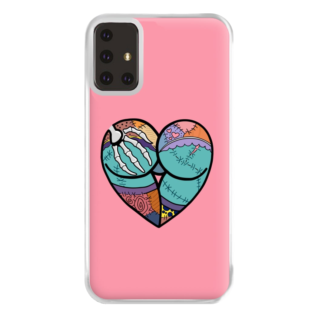 Sally And Jack Heart - TNBC Phone Case for Galaxy A71