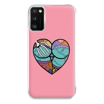 Sally And Jack Heart - TNBC Phone Case for Galaxy A41