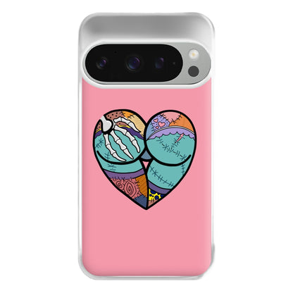 Sally And Jack Heart - TNBC Phone Case for Google Pixel 9 Pro XL