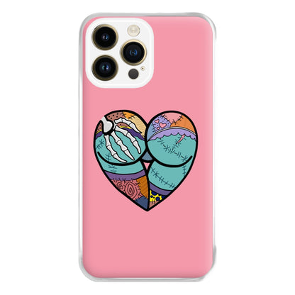 Sally And Jack Heart - TNBC Phone Case for iPhone 14 Pro Max