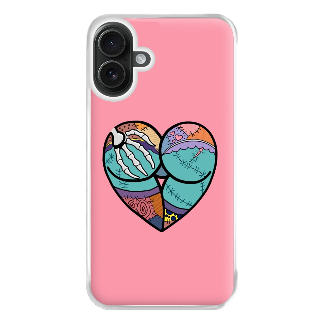 Sally And Jack Heart - TNBC Phone Case for iPhone 16 Plus