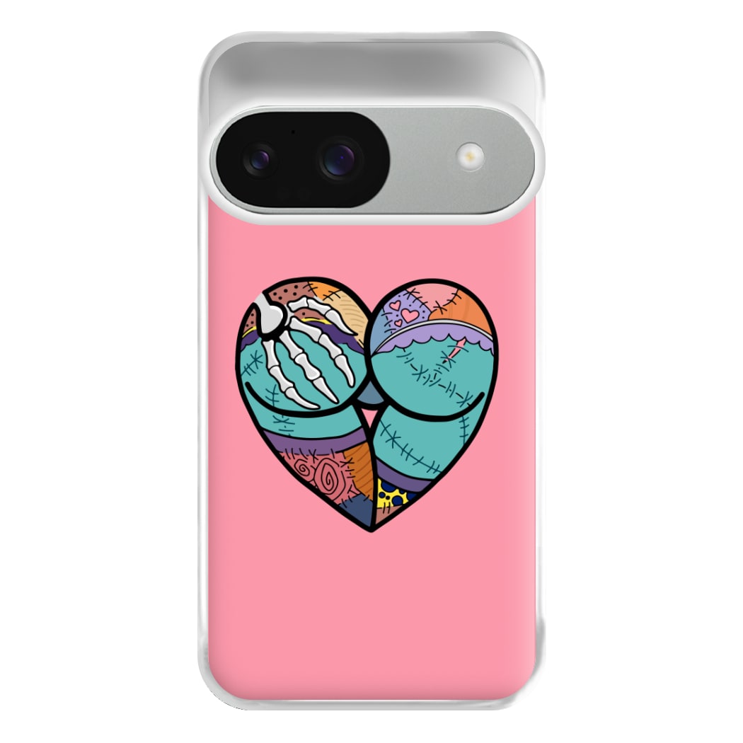 Sally And Jack Heart - TNBC Phone Case for Google Pixel 9 / 9 Pro