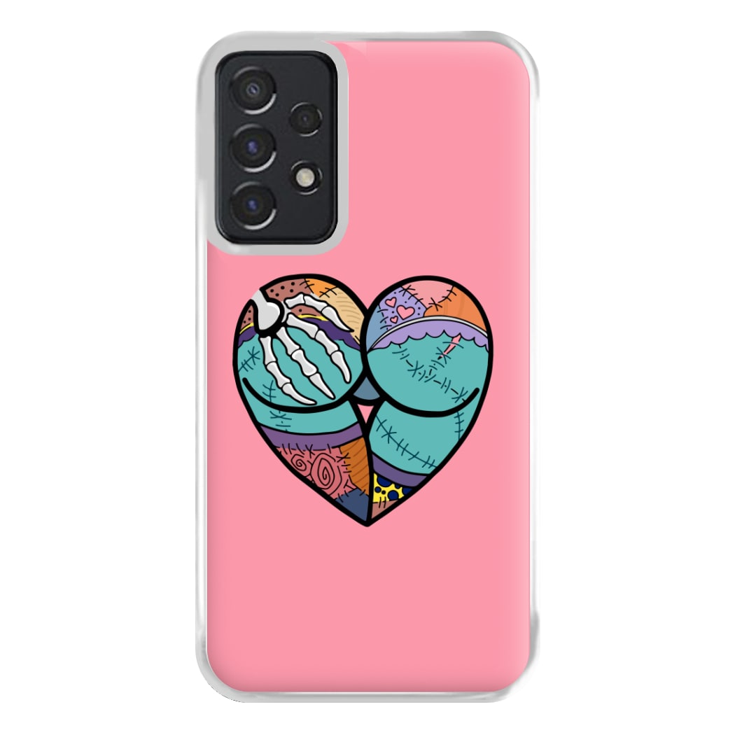 Sally And Jack Heart - TNBC Phone Case for Galaxy A52 / A52s