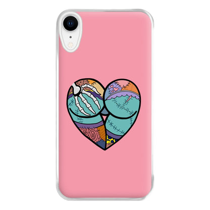 Sally And Jack Heart - TNBC Phone Case for iPhone XR