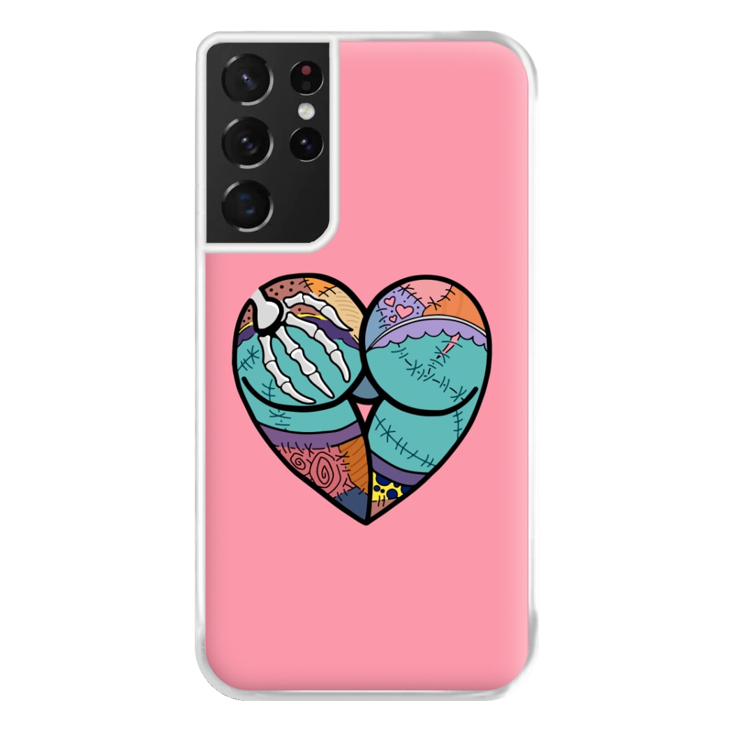 Sally And Jack Heart - TNBC Phone Case for Galaxy S21 Ultra