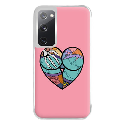 Sally And Jack Heart - TNBC Phone Case for Galaxy S20FE