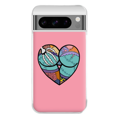 Sally And Jack Heart - TNBC Phone Case for Google Pixel 8 Pro