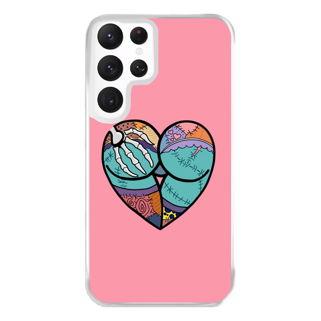 Sally And Jack Heart - TNBC Phone Case for Galaxy S22 Ultra