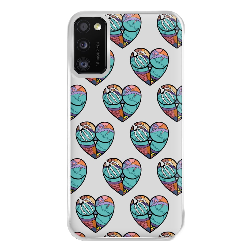 Sally And Jack Heart Pattern - TNBC Phone Case for Galaxy A41