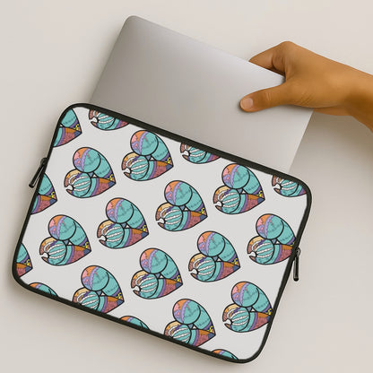 Sally And Jack Heart Pattern - TNBC MacBook Case