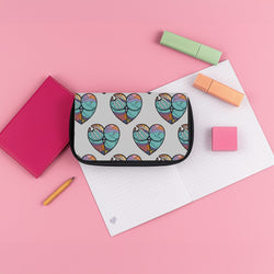 Sally And Jack Heart Pattern - TNBC Pencil Case