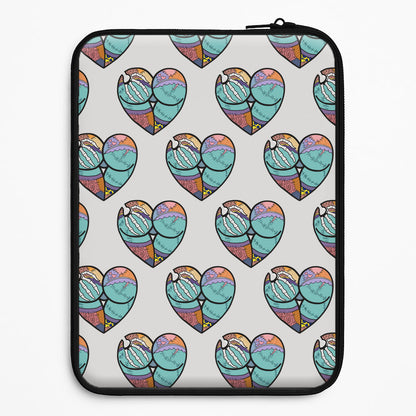 Sally And Jack Heart Pattern - TNBC Universal Laptop Sleeve