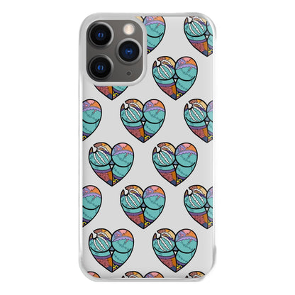 Sally And Jack Heart Pattern - TNBC Phone Case for iPhone 12 Pro Max