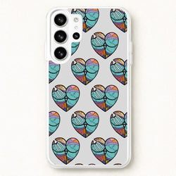 Sally And Jack Heart Pattern - TNBC Phone Case for Galaxy S26 Ultra