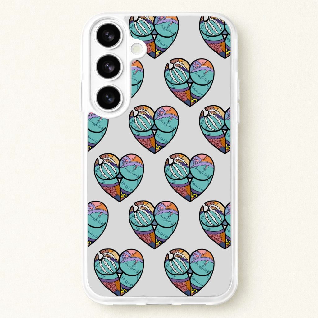 Sally And Jack Heart Pattern - TNBC Phone Case for Galaxy S26 Plus