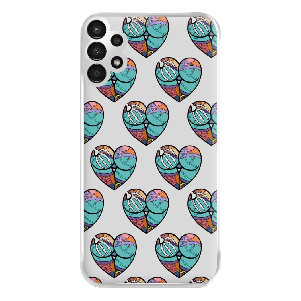 Sally And Jack Heart Pattern - TNBC Phone Case for Galaxy A13