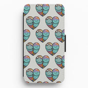 Sally And Jack Heart Pattern - TNBC Flip / Wallet Phone Case 1