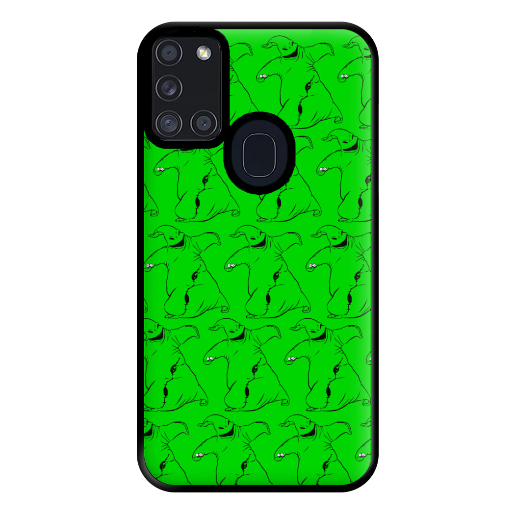 Oogie Boogie Pattern - TNBC Phone Case for Galaxy A21s