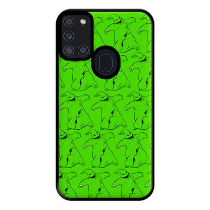 Oogie Boogie Pattern - TNBC Phone Case for Galaxy A21s