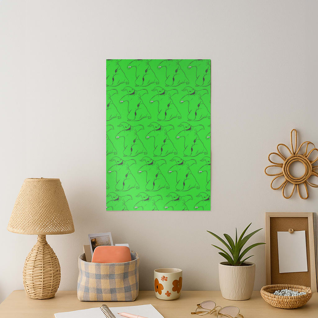 Oogie Boogie Pattern - TNBC Art Print