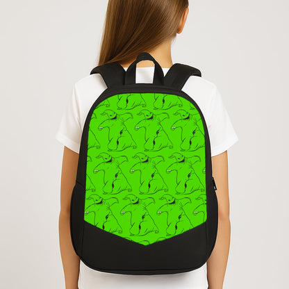 Oogie Boogie Pattern - TNBC Large School Bag