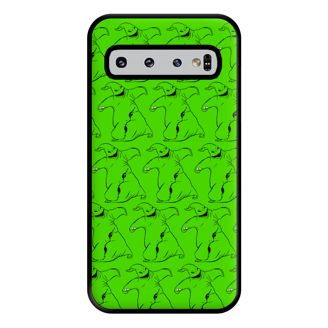 Oogie Boogie Pattern - TNBC Phone Case for Galaxy S10 Plus