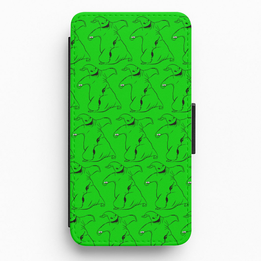 Oogie Boogie Pattern - TNBC Flip / Wallet Phone Case
