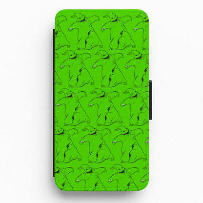 Oogie Boogie Pattern - TNBC Flip / Wallet Phone Case
