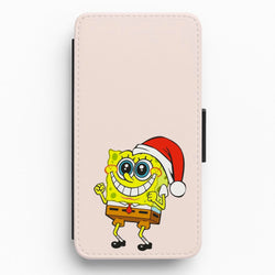 Sponge - Christmas Flip / Wallet Phone Case