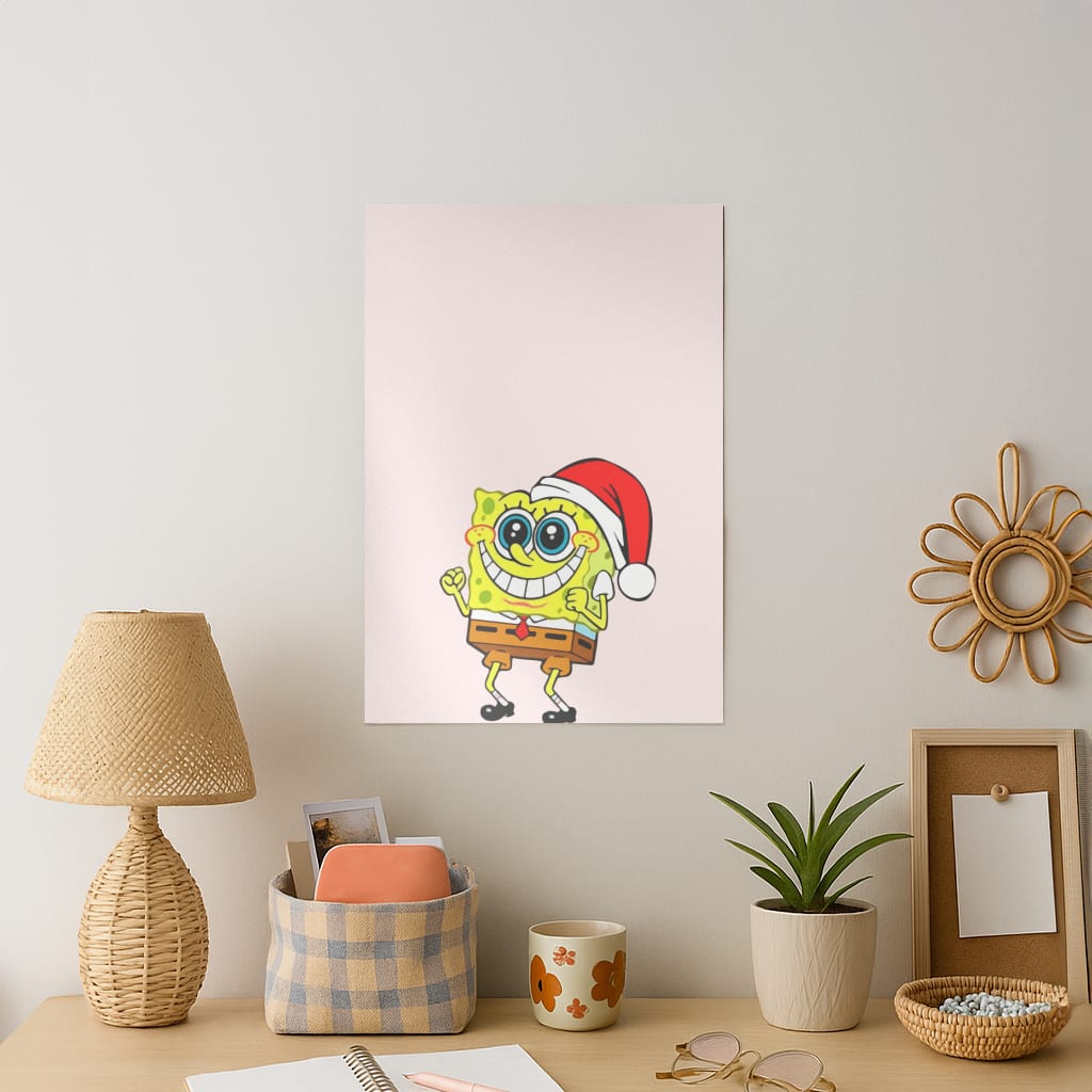 Sponge - Christmas Art Print