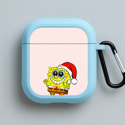 Sponge - Christmas Blue AirPods Case