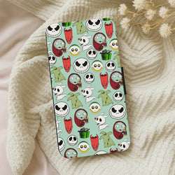 TNBC Characters Pattern Wallet Phone Case