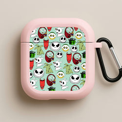 TNBC Characters Pattern Pink AirPods Case