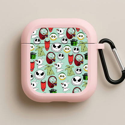 TNBC Characters Pattern Pink AirPods Case
