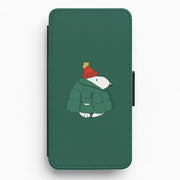 Puffer Coat Flip / Wallet Phone Case 1