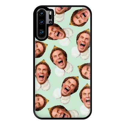 Green Elf Face - Christmas Phone Case for Huawei P30 Pro