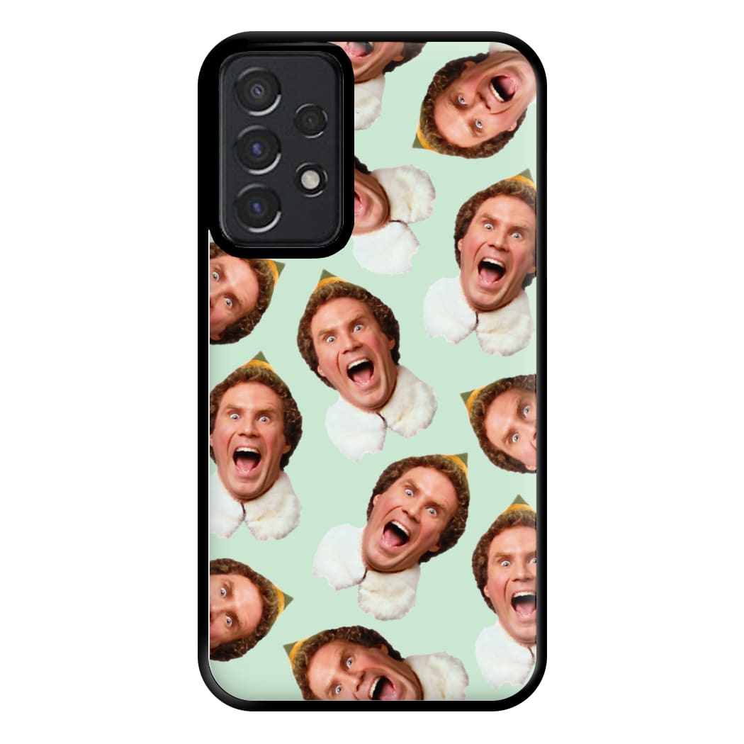 Green Elf Face - Christmas Phone Case for Galaxy A52 / A52s