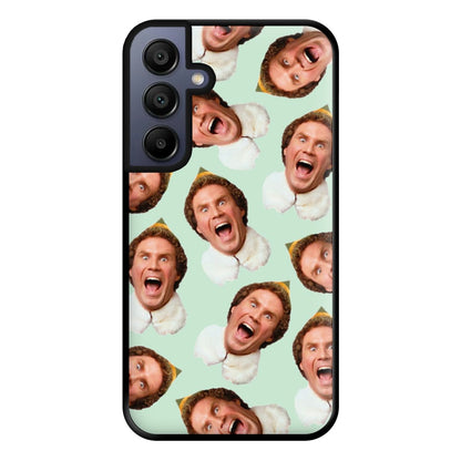 Green Elf Face - Christmas Phone Case for Galaxy A15