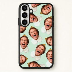 Green Elf Face - Christmas Phone Case for Galaxy S26 Plus