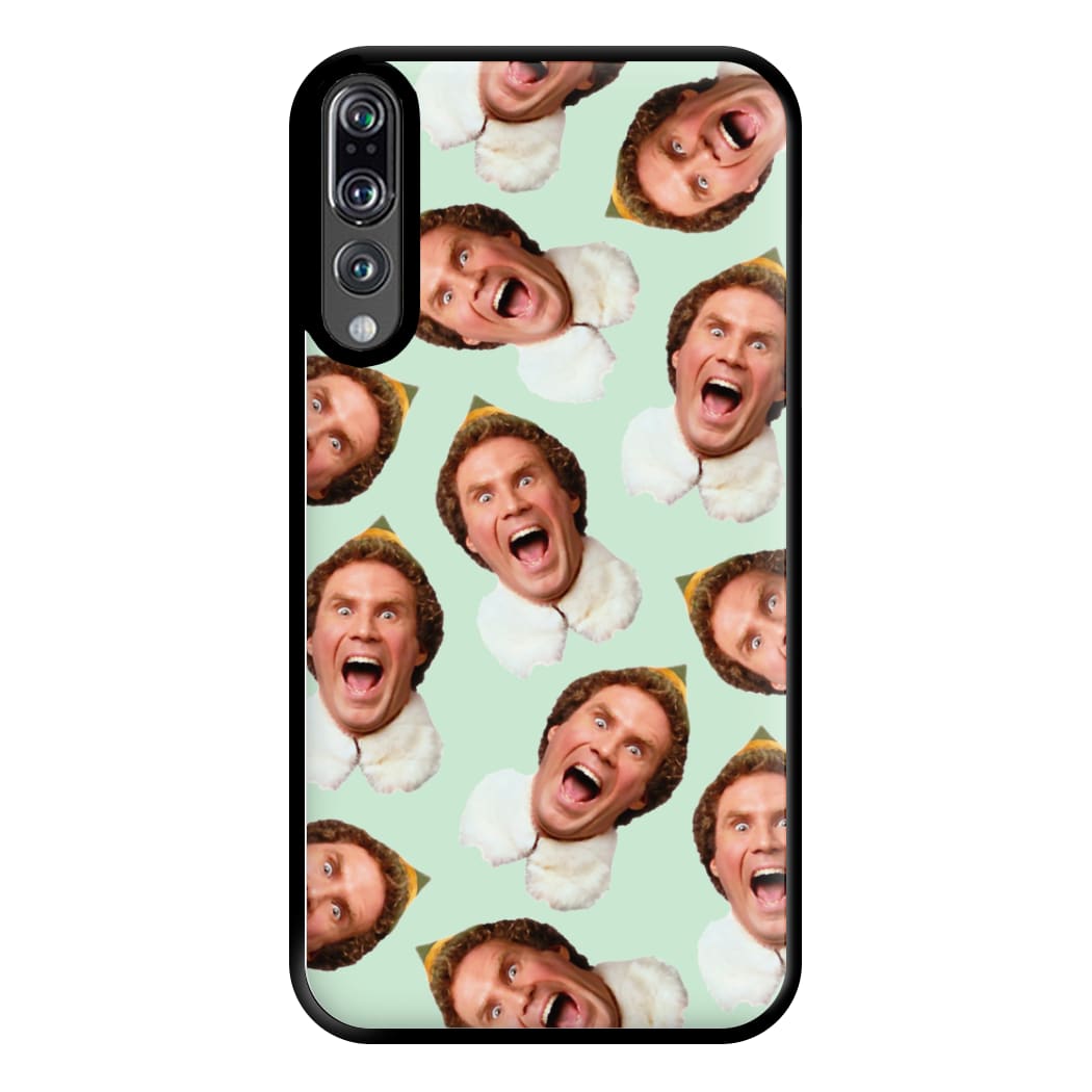 Green Elf Face - Christmas Phone Case for Huawei P20 Pro