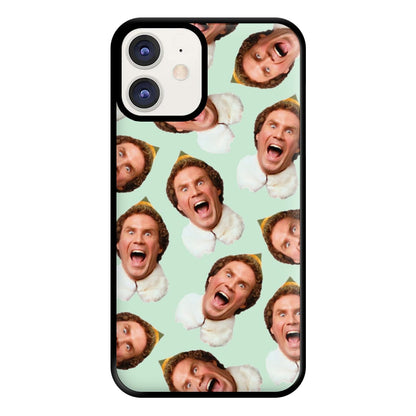 Green Elf Face - Christmas Phone Case for iPhone 11