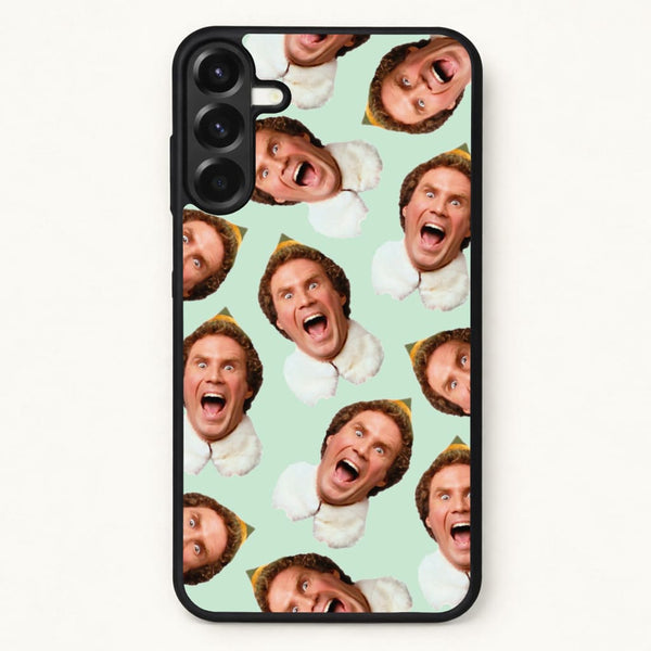 Green Elf Face - Christmas Phone Case for Galaxy A17