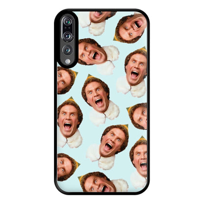 Blue Elf Face - Christmas Phone Case for Huawei P20 Pro