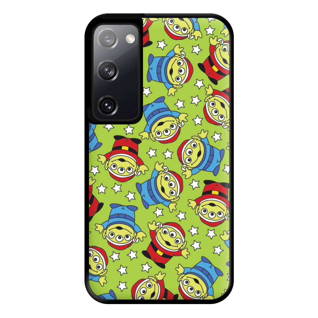 Alien Patterns Phone Case for Galaxy S20