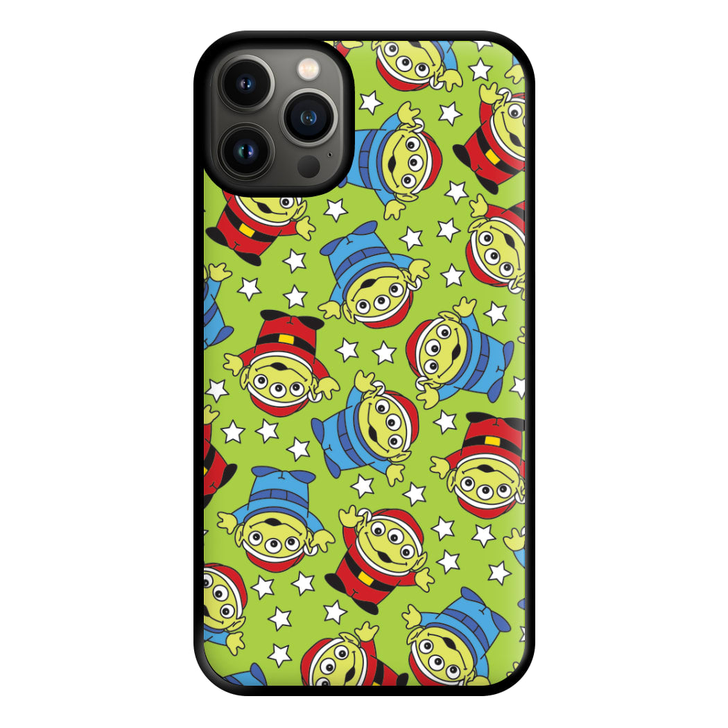 Alien Patterns Phone Case for iPhone 13