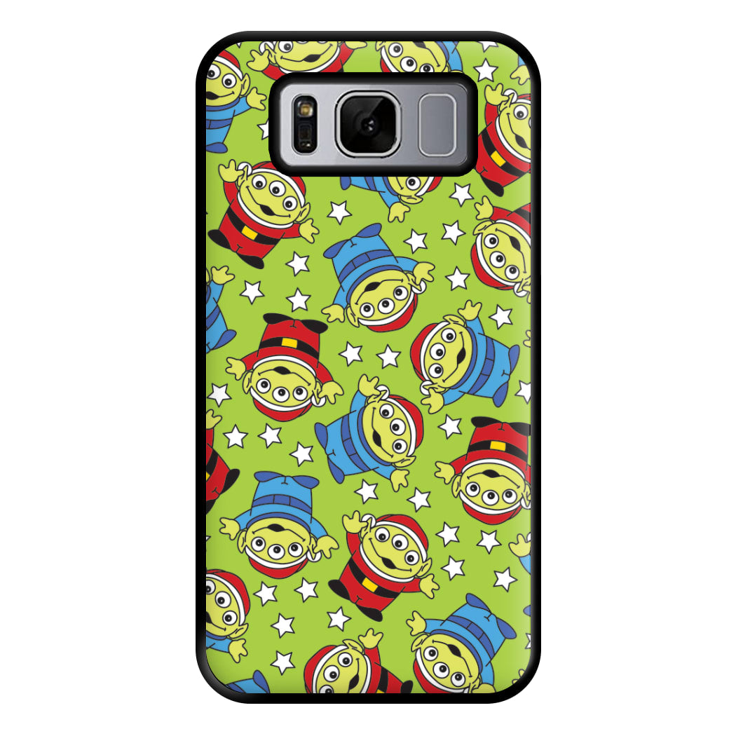 Alien Patterns Phone Case for Galaxy S8 Plus