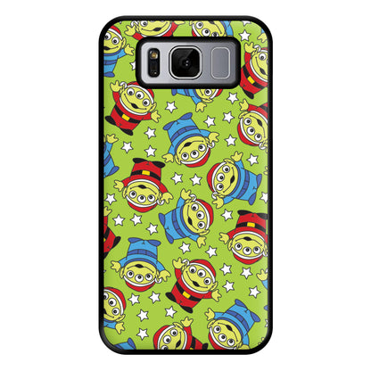 Alien Patterns Phone Case for Galaxy S8 Plus