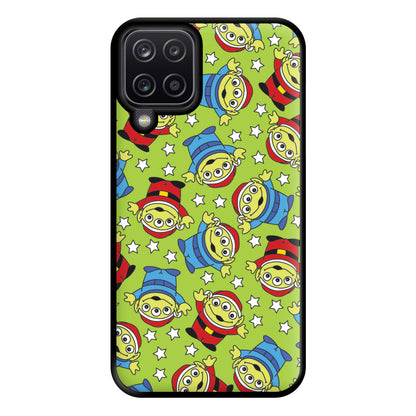 Alien Patterns Phone Case for Galaxy A12